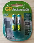 Pila AAA Recargable GP 650mAh