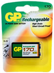 Batería 9V Recargable GP NiMH 170mAh