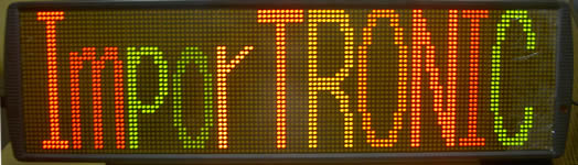 Letrero Electr&oacute;nico 4 l&iacute;neas