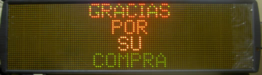 Letrero Electr&oacute;nico 4 l&iacute;neas