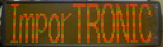 Letrero Electr&oacute;nico 4 l&iacute;neas